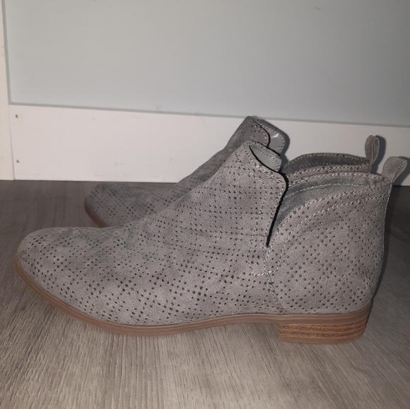 Dr. Scholls Be Energized Foam Technology Perforated Suede Ankle Booties - Picture 5 of 8
